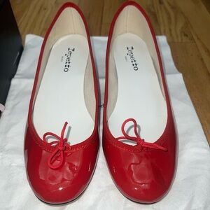 Repetto Women's Red Ballet Flats | NEW | BALLERINES CAMILLE